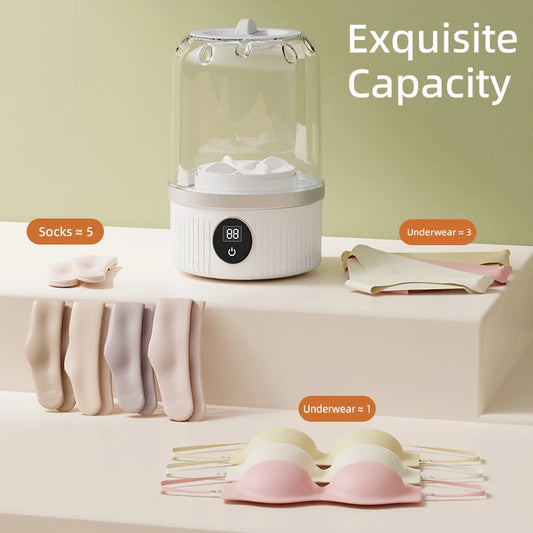 Mini Household Electric Washing Cup Underwear Socks Small Wireless Charging Washing Machine Pet Clothes Washing Machine